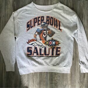 Super Bowl Salute Gray Sweatshirt